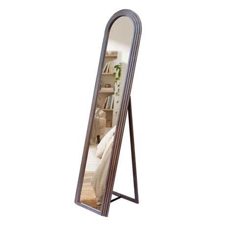 Tara Lane Stepped Arched Floorstanding Mirror 40cm x 170cm - Natural | TL7367