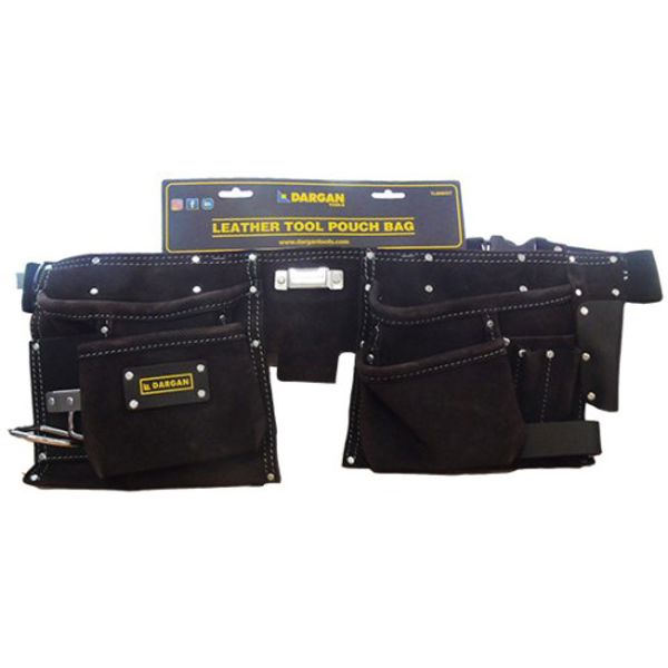 Dargan Leather Tool Belt with Nail Pouch Bag | TLB08