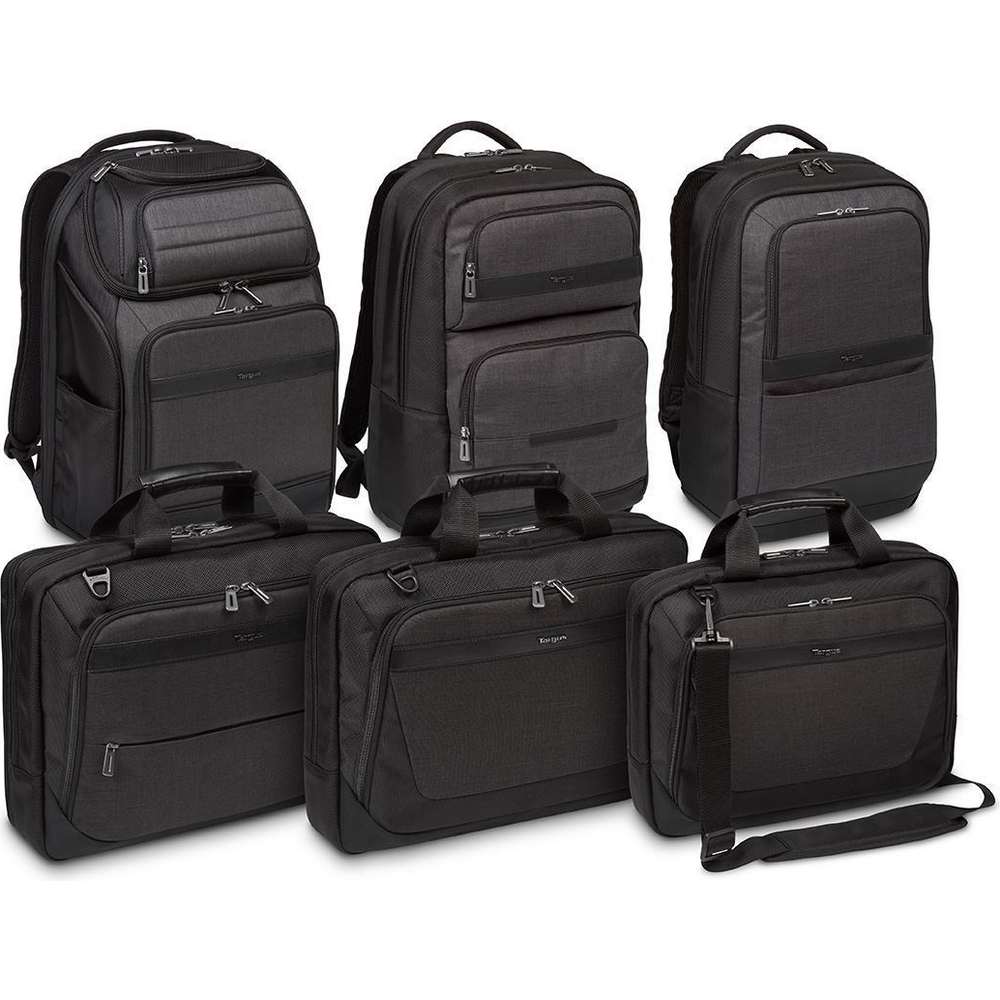 Targus CitySmart Essentials 15.6 Inch Backpack Notebook Laptop Bag - Black / Grey | TSB911EU