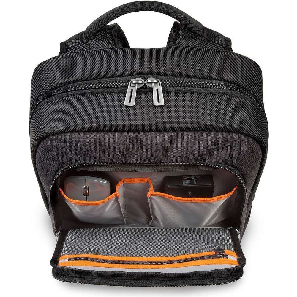 Targus CitySmart Essentials 15.6 Inch Backpack Notebook Laptop Bag - Black / Grey | TSB911EU