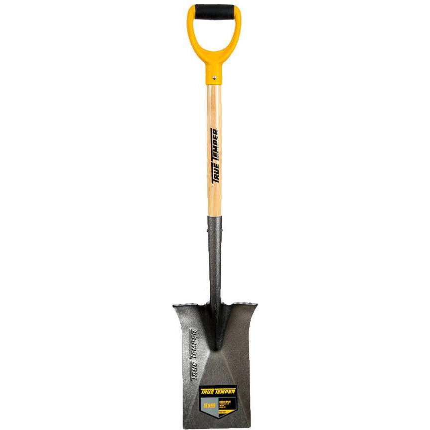True Temper D Handle Digging Spade Wooden Handle | TTW-DS