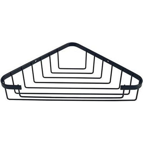 Tema Single Corner Wire Basket for Shower - Black | TWW1CNRB