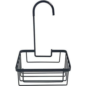 Tema Single Hook Wire Basket Caddy for Shower - Black | TWWHSCB