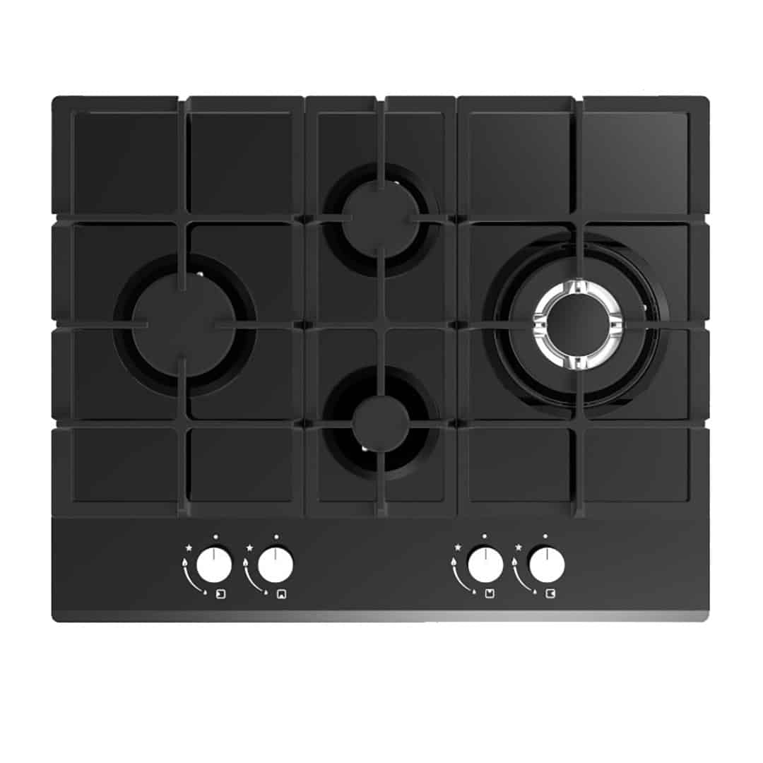 Cata 60cm Gas on Glass Hob | CAUBGHJ611
