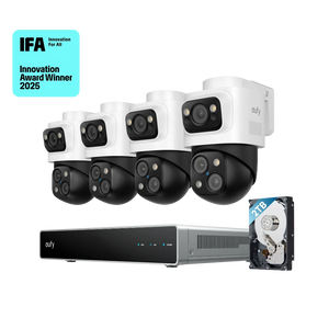 Eufy NVR Security System S4 Max with 4 Cameras | E8E00321
