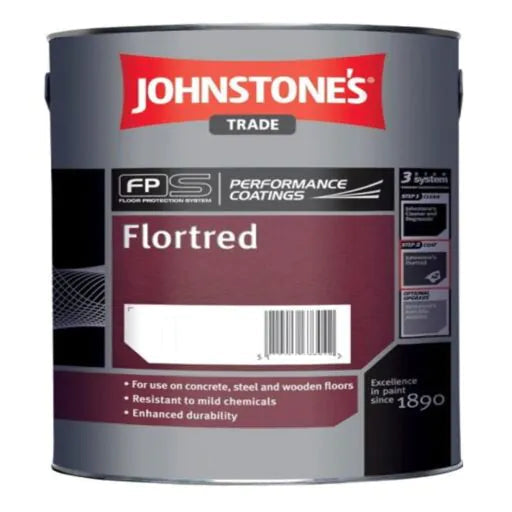 Johnstones Flortred Floor Paint 5 Litre - White | 00423750