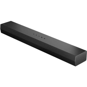 LG 2.0 Channel Sound Bar in black with touch controls on top, displaying product model US20A.CGBRLLK against white background