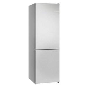 Bosch Series 4 186cm 60/40 Fridge Freezer - Stainless Steel | KGN362LDFG