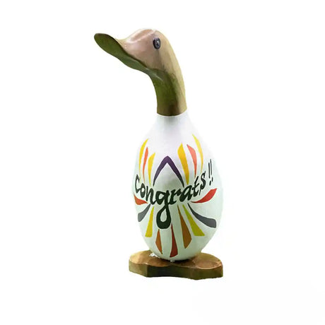 Lucky Ducks Congrats Duckling - White | H22-25-19