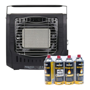 GoSystem Dynasty Portable Gas Heater & Gas Canisters