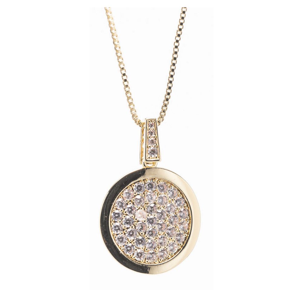 Newgrange Living Heart Round Pendant - Gold | 600341