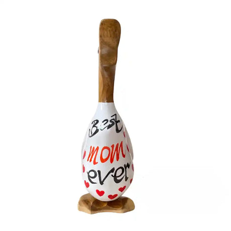 Lucky Ducks Best Mom Ever Duckling - White | H20-21-GC1