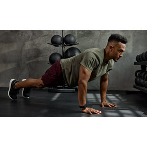 Garmin Venu 3 Stainless Steel Bezel Silicone Band - Whitestone | 49-GAR-010-02784-00