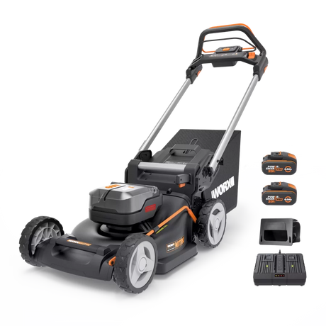 Worx 40V Brushless Self Propelled Battery Lawn Mower 46cm | WG749E