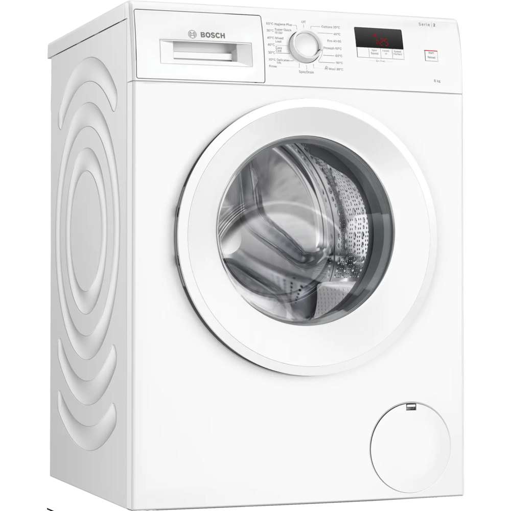 Bosch Series 2 8kg 1400 Spin Washing Machine - White | WGE03408GB