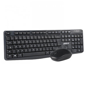 Groove Wireless Full Size Keyboard and Mouse Set - Black | GVPC14BK