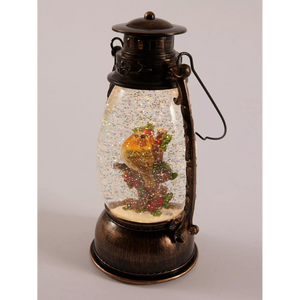 Three Kings Snow Swirl Festive Robin Lantern | 2537116