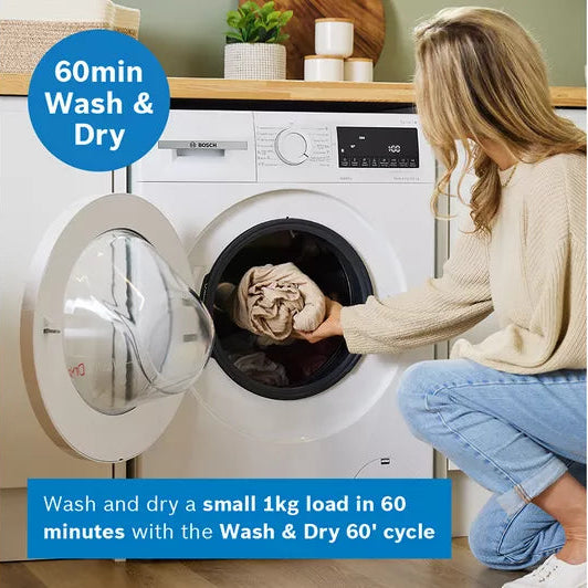 Bosch Series 4 9kg Wash 5kg Dry 1400rpm Washer Dryer - White | WNA144V9GB