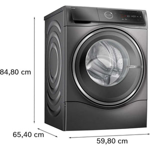 Bosch Series 8 IDOS 10.5kg Washer / 6kg Dryer 1400 Spin - Graphite | WNC254ARGB
