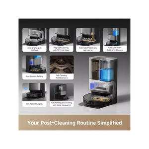 Dreame L40 Ultra AE Robotic Robot Vac Vacuum - Black | RLL77SE_BK