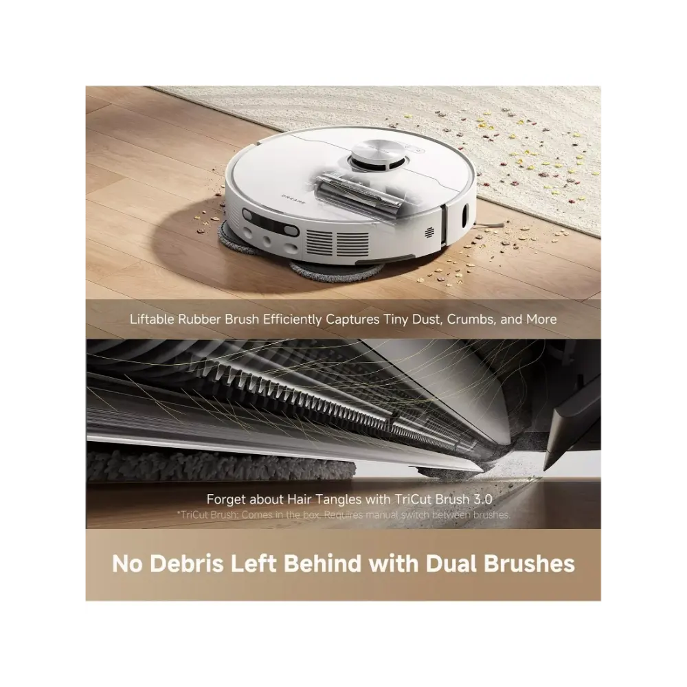 Dreame L40 Ultra AE Robotic Robot Vac Vacuum - White | RLL77SE_WH
