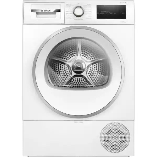 Bosch Series 4 8kg Heat Pump Tumble Dryer - White | WTH85225IE