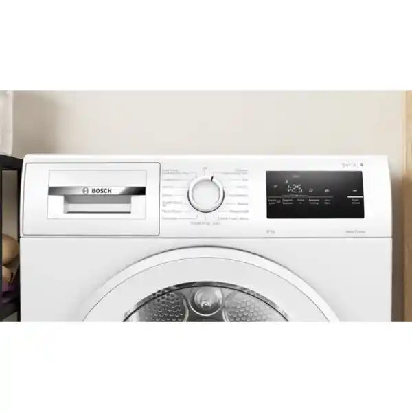 Bosch Series 4 8kg Heat Pump Tumble Dryer - White | WTH85225IE