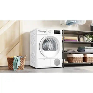 Bosch Series 4 8kg Heat Pump Tumble Dryer - White | WTH85225IE
