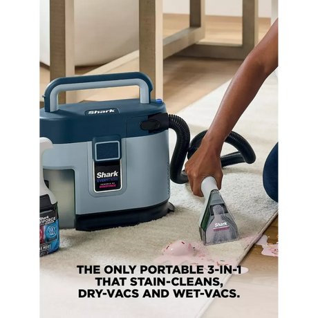 Shark EveryMess 3 in 1 Portable Spot Stain Cleaner - Blue | VX110UK