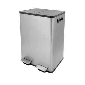 Black & Decker Slim Lime Recycle Bin 40 Litre Two Section | 61269