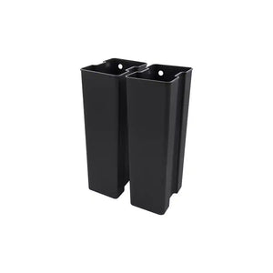 Black & Decker Slim Lime Recycle Bin 40 Litre Two Section | 61269