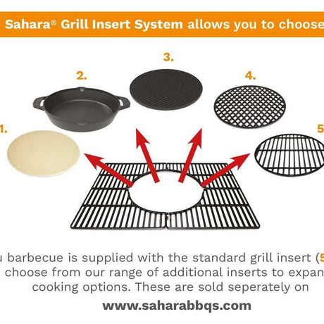 Sahara X450-S 4 Burner Gas BBQ - Black | X450S