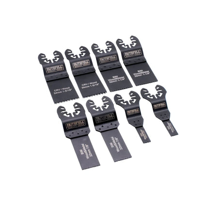 Faithfull 8 Piece Mixed Multi-Tool Blade Set