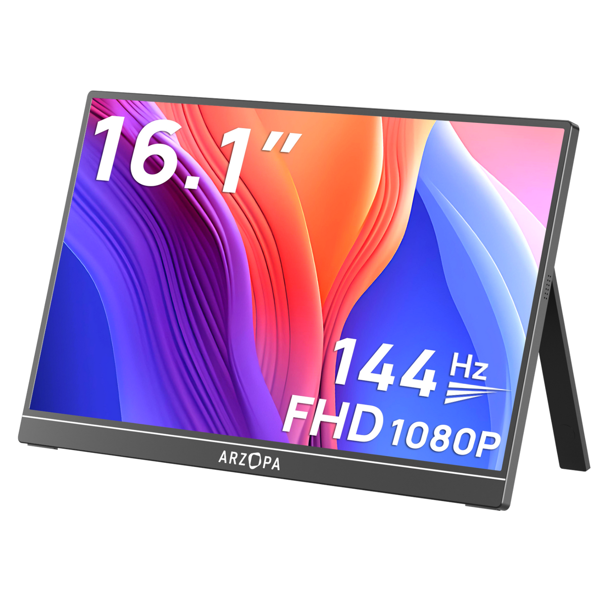 Arzopa Portable Gaming Monitor 16.1 Inch Screen Z1FC-BLK - Black | AZO1006