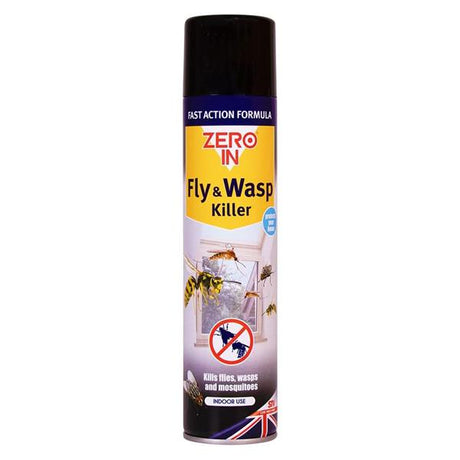 Zero In Fly and Wasp Killer Aerosol Spray 300ml | ZER906
