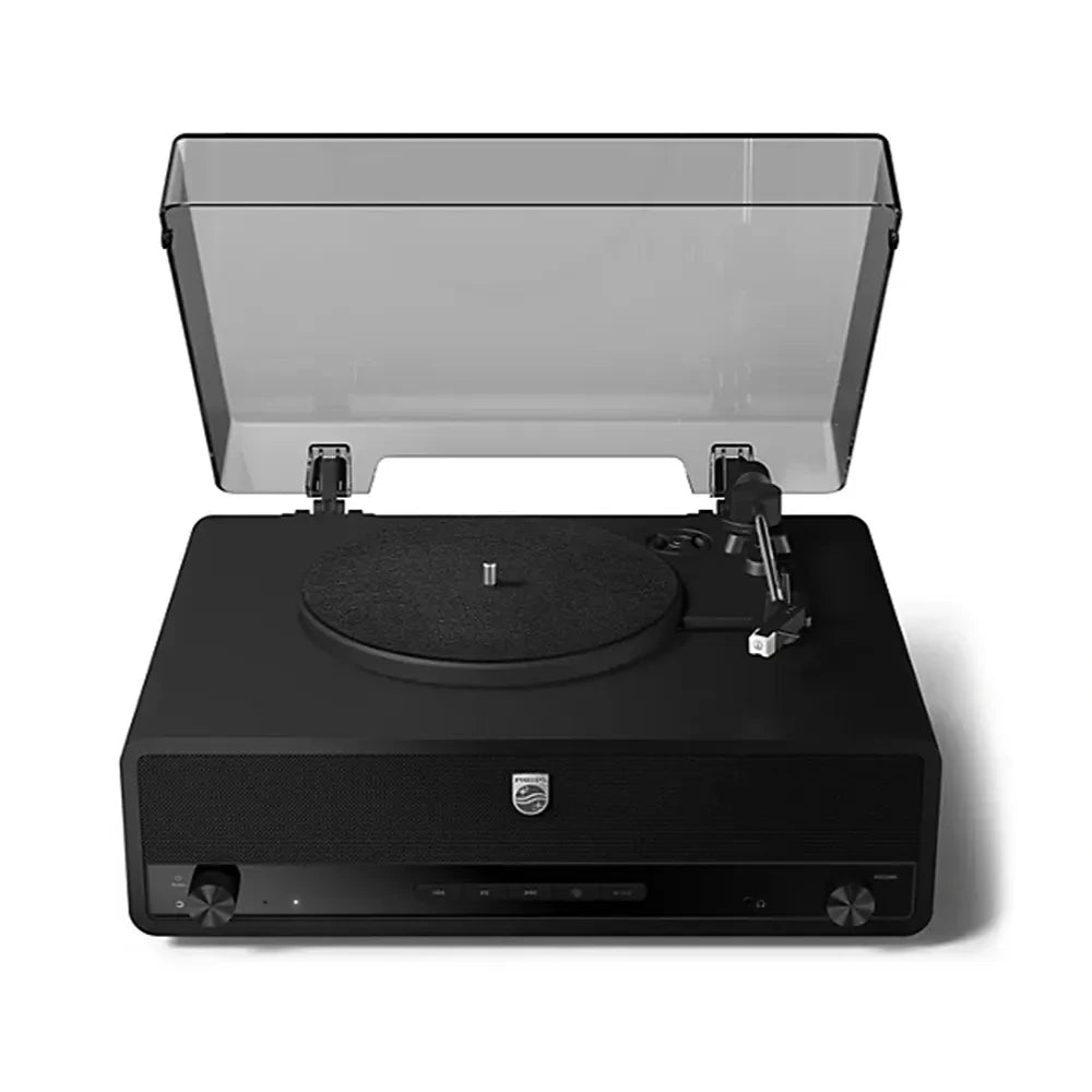 Philips The Stevie Century Bluetooth Turntable Record Player - Black | TAV3000B/10
