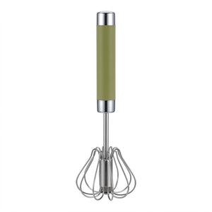 Kitchen Academics Manual Push Spin Whisk for Easy Mixing | SW8015