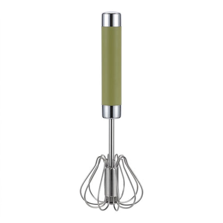 Kitchen Academics Manual Push Spin Whisk for Easy Mixing | SW8015