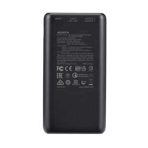 Adata 20,000mAh Powerbank - Black | AP20000QCD-DGT-CBK