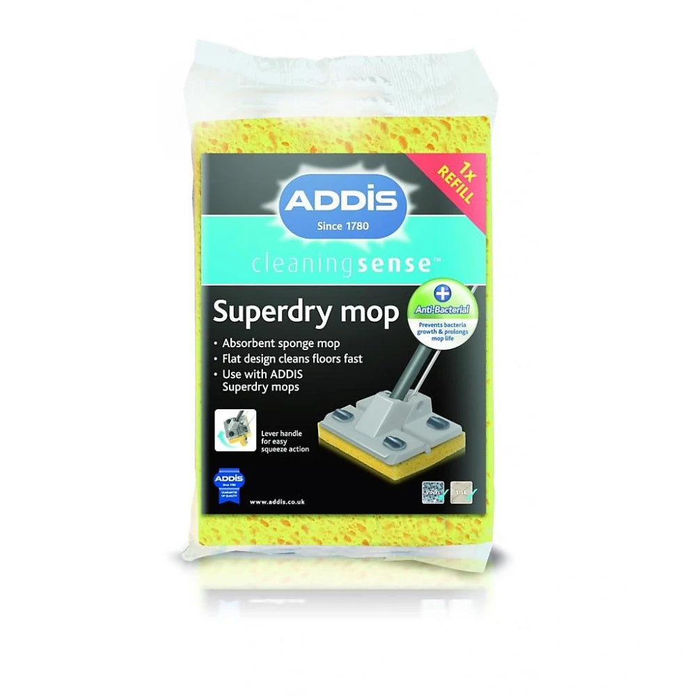Addis Super Dry Squeeze Sponge Mop Head Refill | 0062-38