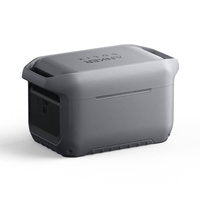 Anker SOLIX C2000 Gen 2 portable power station with 2048Wh capacity in grey with black accents, showing front and side view of the rugged battery backup unit