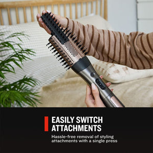 Remington One Power Dry and Smooth Heated Hair Brush | AS6077U51