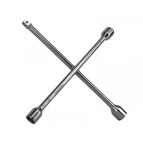 Faithfull 4 Way Wheel Brace Chrome Plated 14 Inch | FAIAUWB4WC