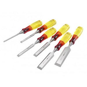 Irwin M373 Bevel Edge Chisel Splitproof Handle Set 6 Piece | MAR373S6