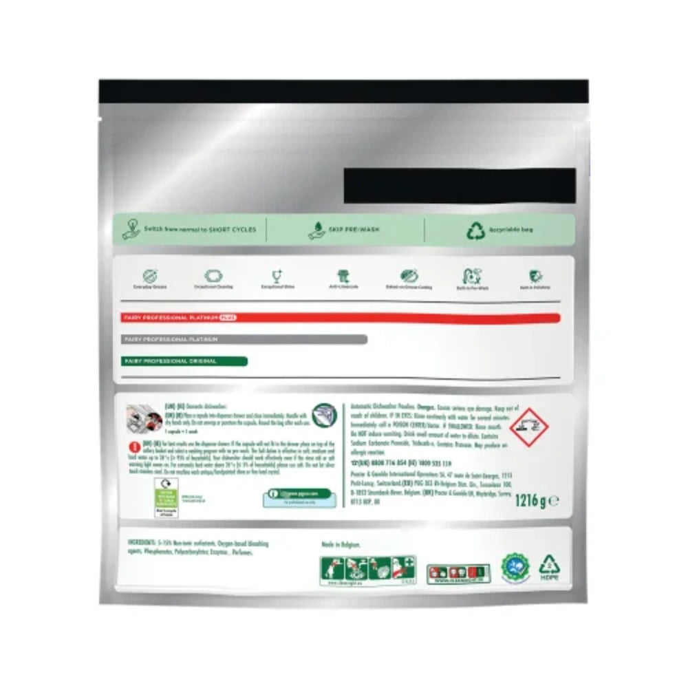 Fairy Professional All-In-One Dishwasher Tablets Original - 90 Pack