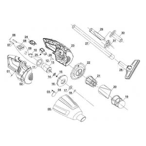 Einhell TE-VC 18 Li Solo Cordless Vacuum Cleaner 18V Bare Unit | EINTEVC18LIN