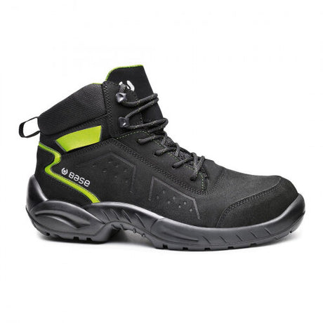 Portwest Chester Top S3L FO SR Steel Toe Safety Boots - Black / Green | B0177BGN