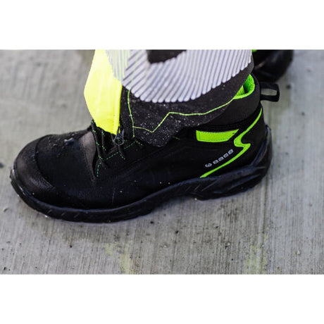 Portwest Chester Top S3L FO SR Steel Toe Safety Boots - Black / Green | B0177BGN