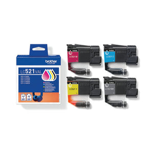 Brother Multi Ink Cartridge Value Pack LC521VAL | BRO1032