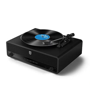 Philips The Stevie Century Bluetooth Turntable Record Player - Black | TAV3000B/10